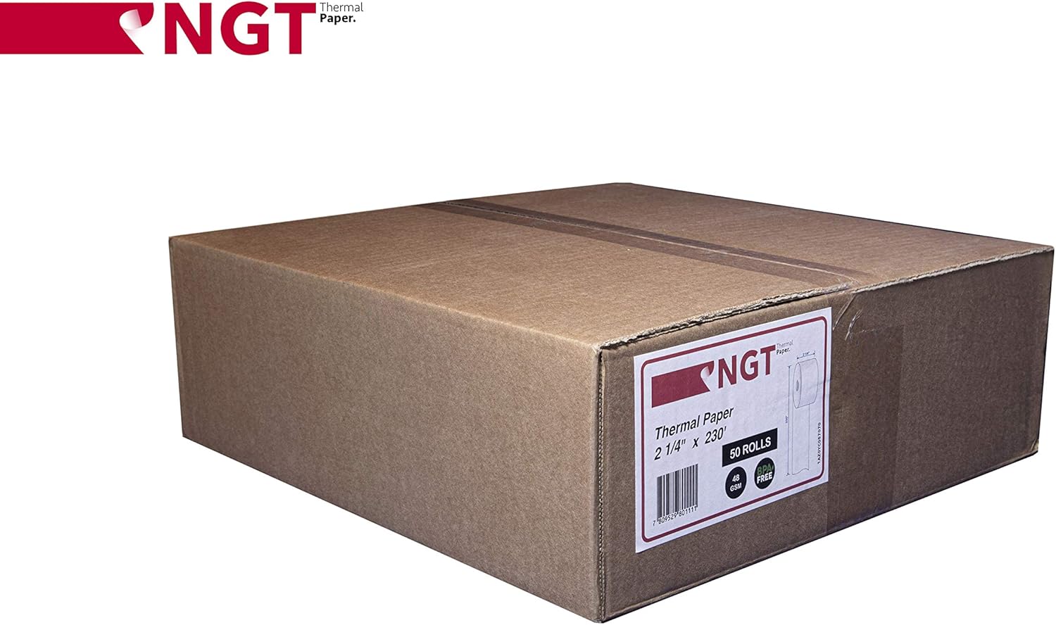 50 pcs 2 ¼ inch x 230 ft Thermal Paper Rolls I731
