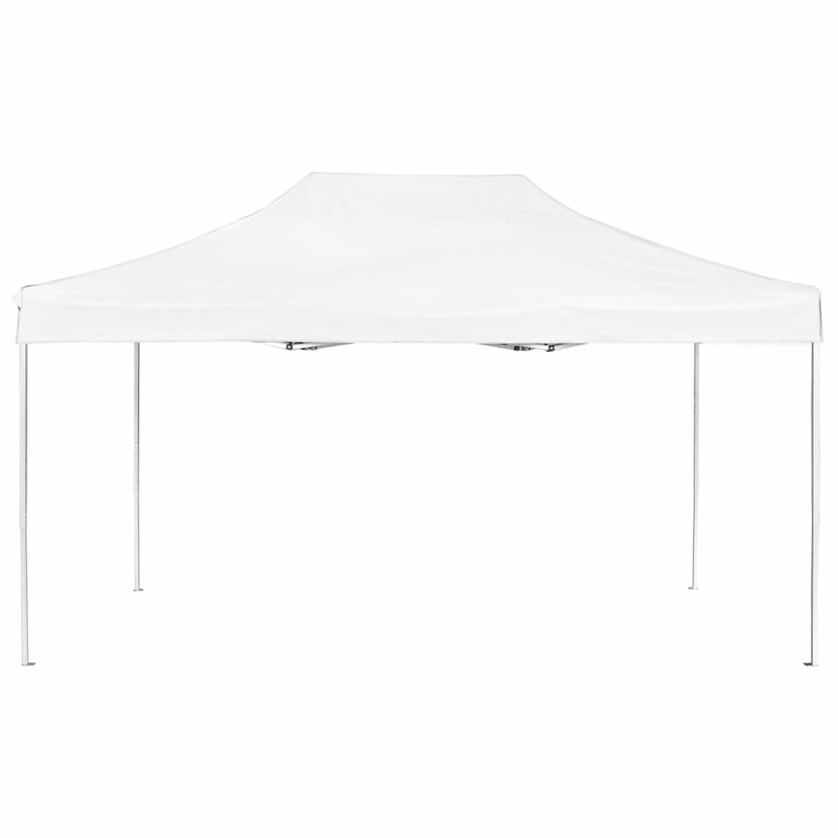 White Folding Party Tent Aluminum Frame Canopy 14.1ft x 9.5ft x 9.8ft O194898