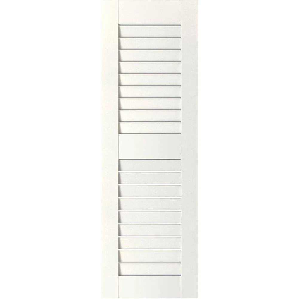 Primed Louvered Shutters Pair P679