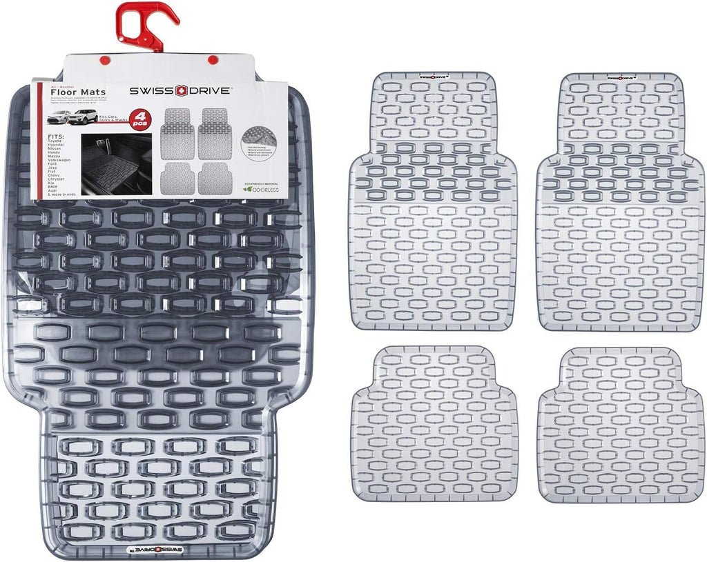 4 pcs Rubber Car Floor Mats X981833