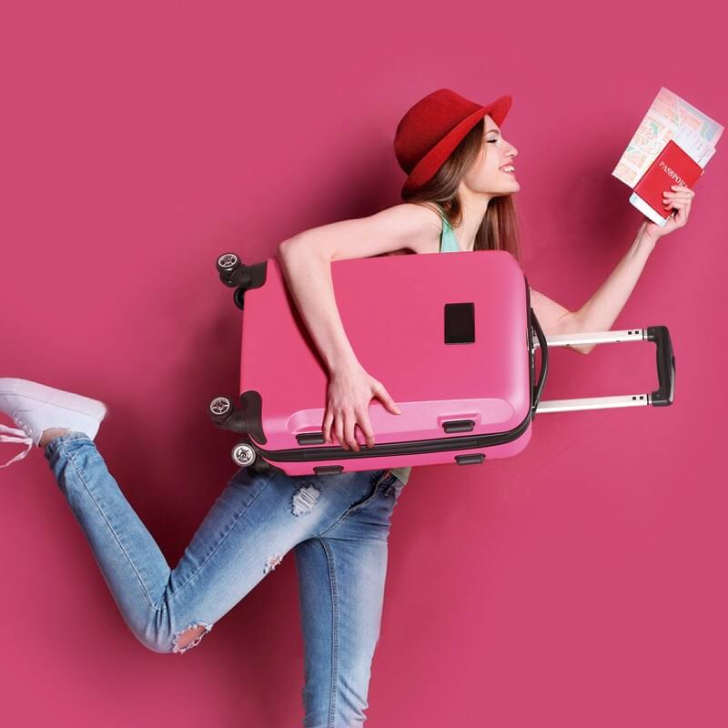 Pink Carry-On Hardcase Spinner O7990