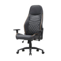 Black Vegan Leather Reclining Gaming Chair U4927