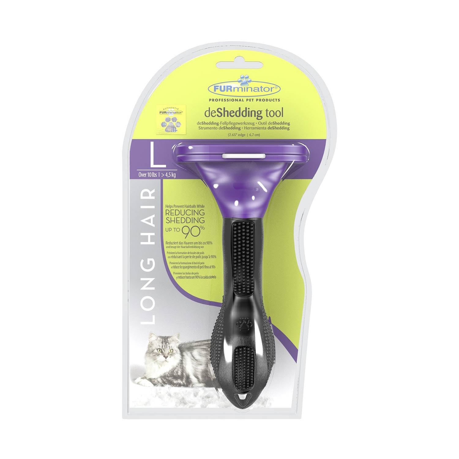 Long Hair Deshedding Tool for Large Cats J1792