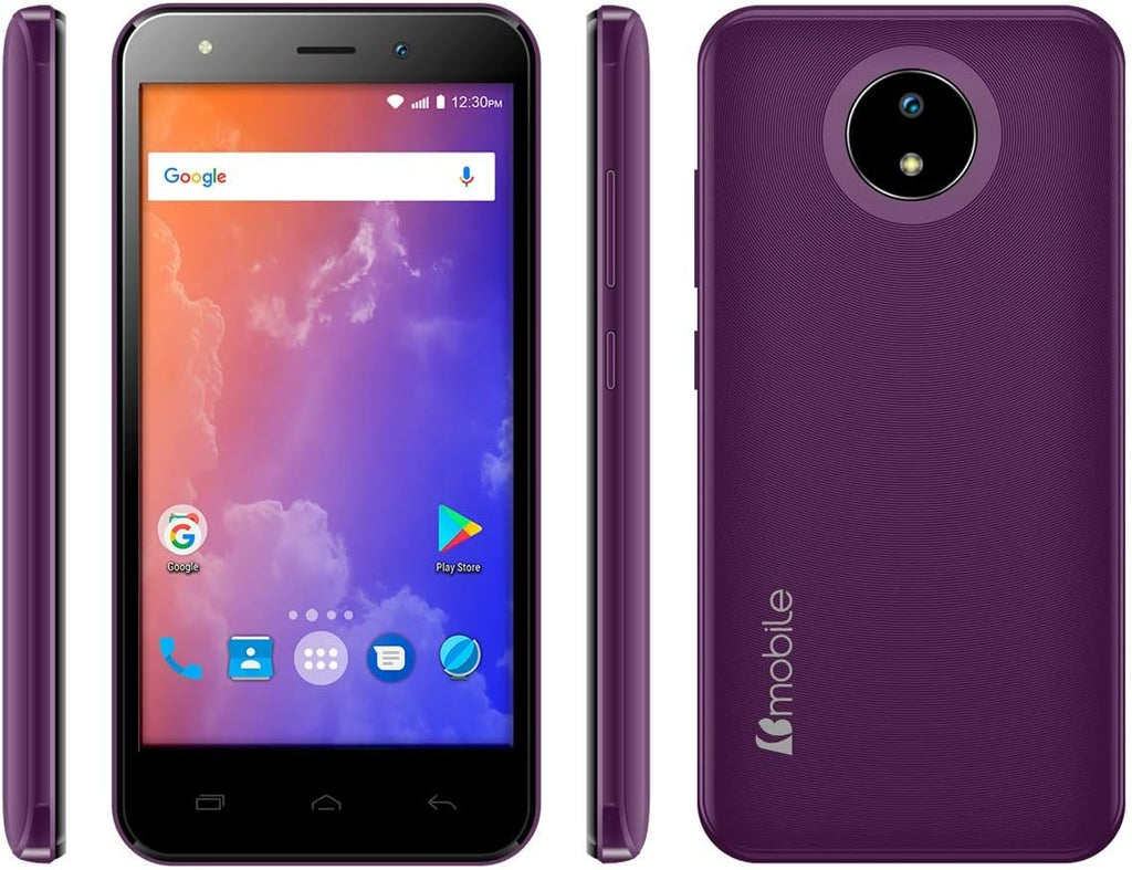 Purple Unlocked Smartphone Dual SIM 32 GB ROM Pack of 2 T6514