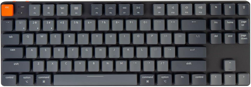 87 Keys Ultra-Slim Wireless Bluetooth/USB Wired Mechanical Keyboard K915