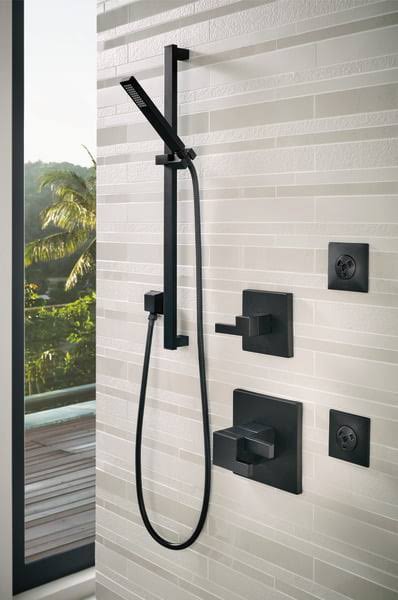 Matte Black Thermostatic Valve Trim Z99938