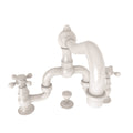 White Lavatory Bridge Faucet Z7207