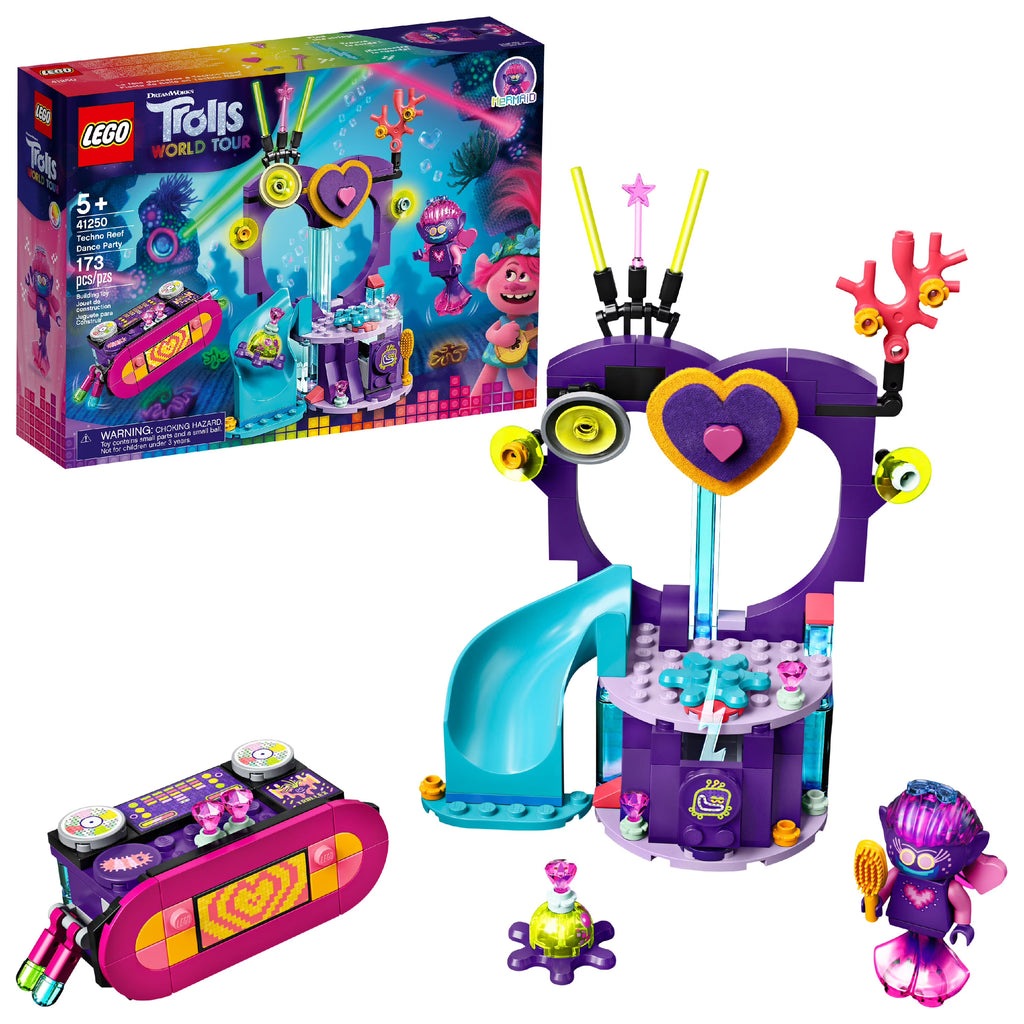 LEGO Trolls World Tour Techno Reef Dance Party Building Kit (173 Pieces) W545