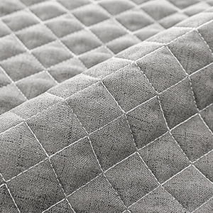 Grey L-Shaped Sectional Couch Cover Furniture Protector H2332
