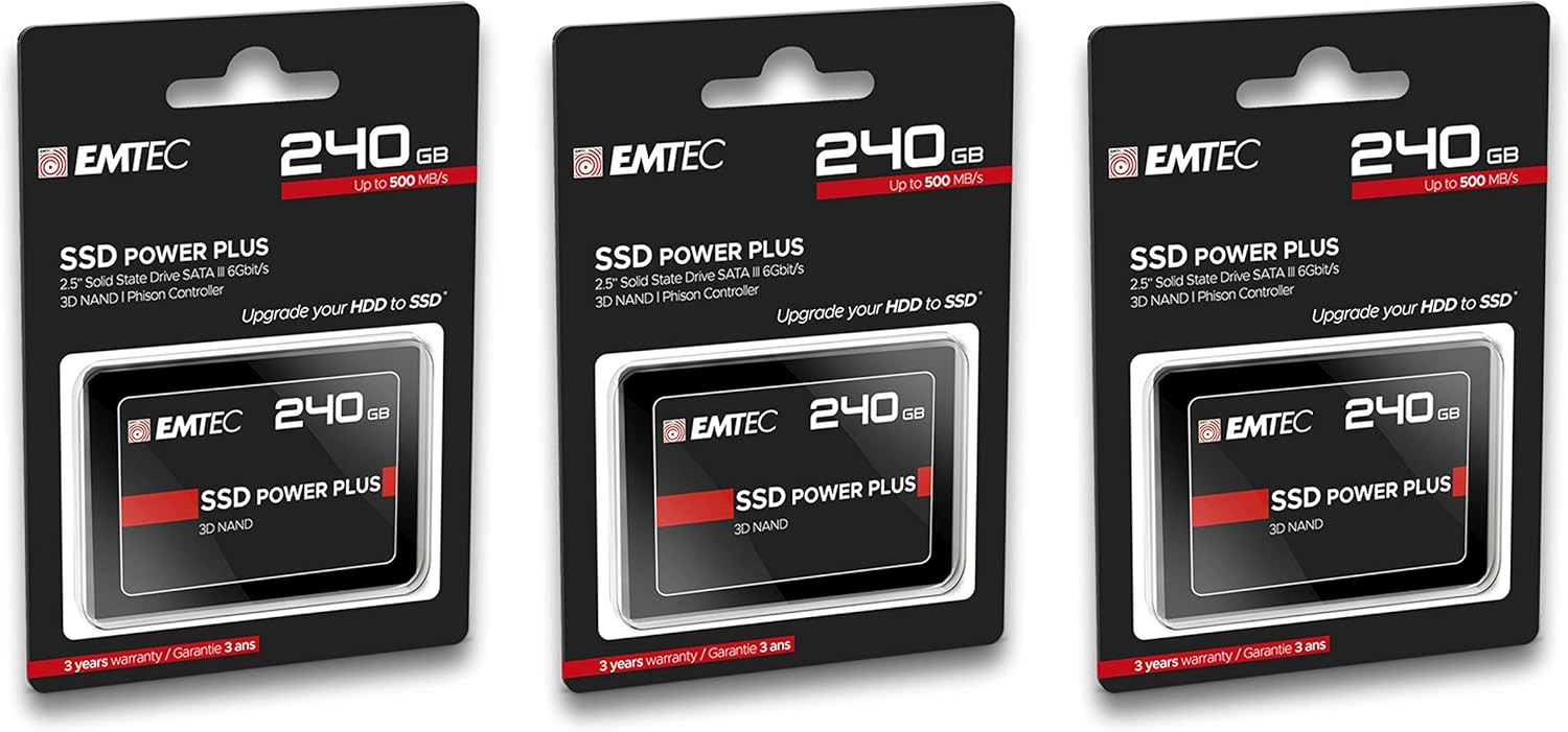 480GB 2.5" SATA III Internal Solid State Drive (SSD) (3-Pack) W647103