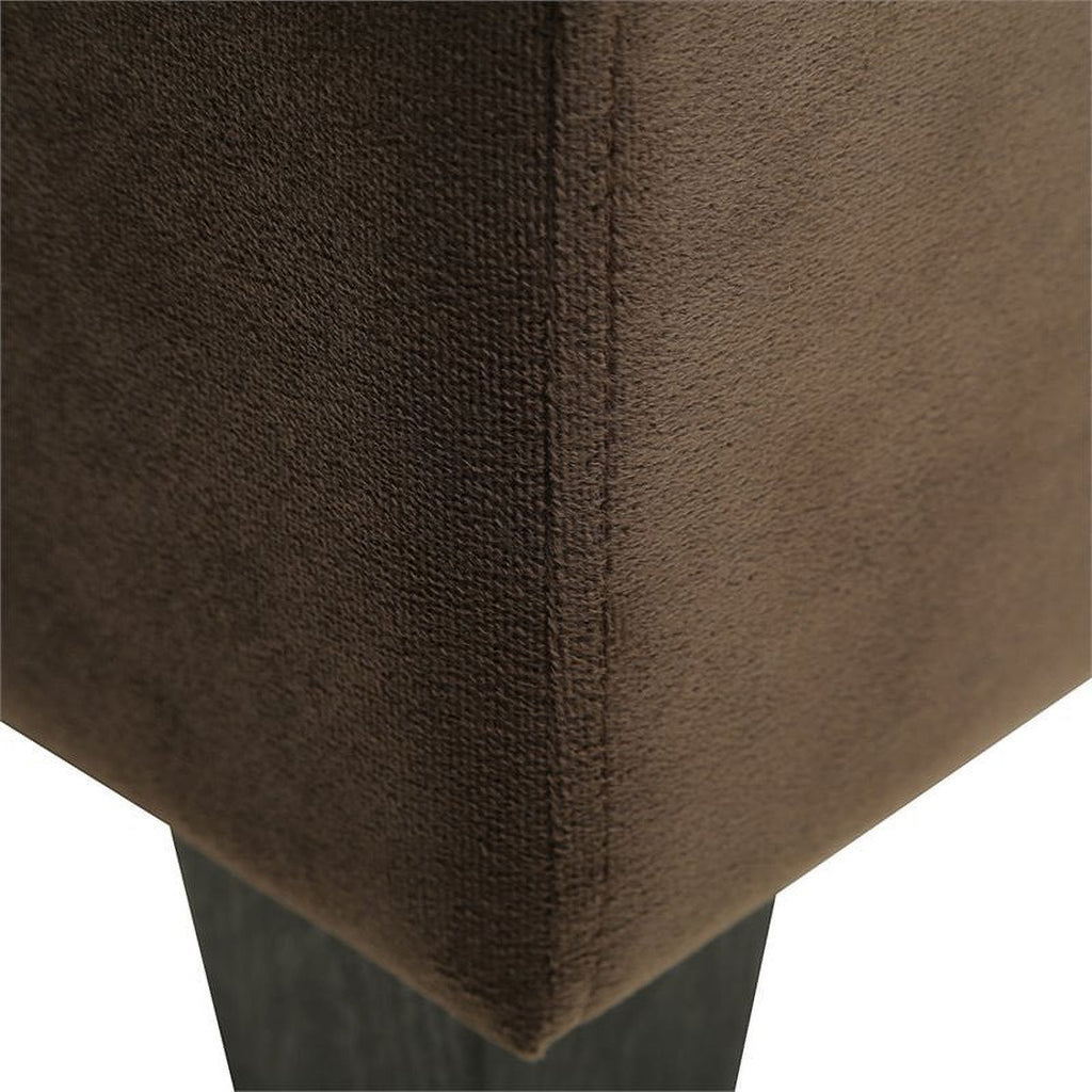 Brown Microfiber Ottoman O935