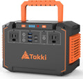 300W Portable Power Station 240Wh 110V AC Outlet USB Ports Battery Backup F328