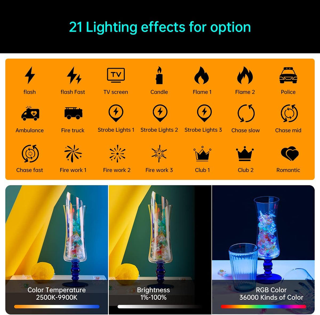 RGB Video Light Panel with Rechargeable Battery V284