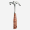 16 oz Leather Grip Solid Steel Claw Hammer T404645