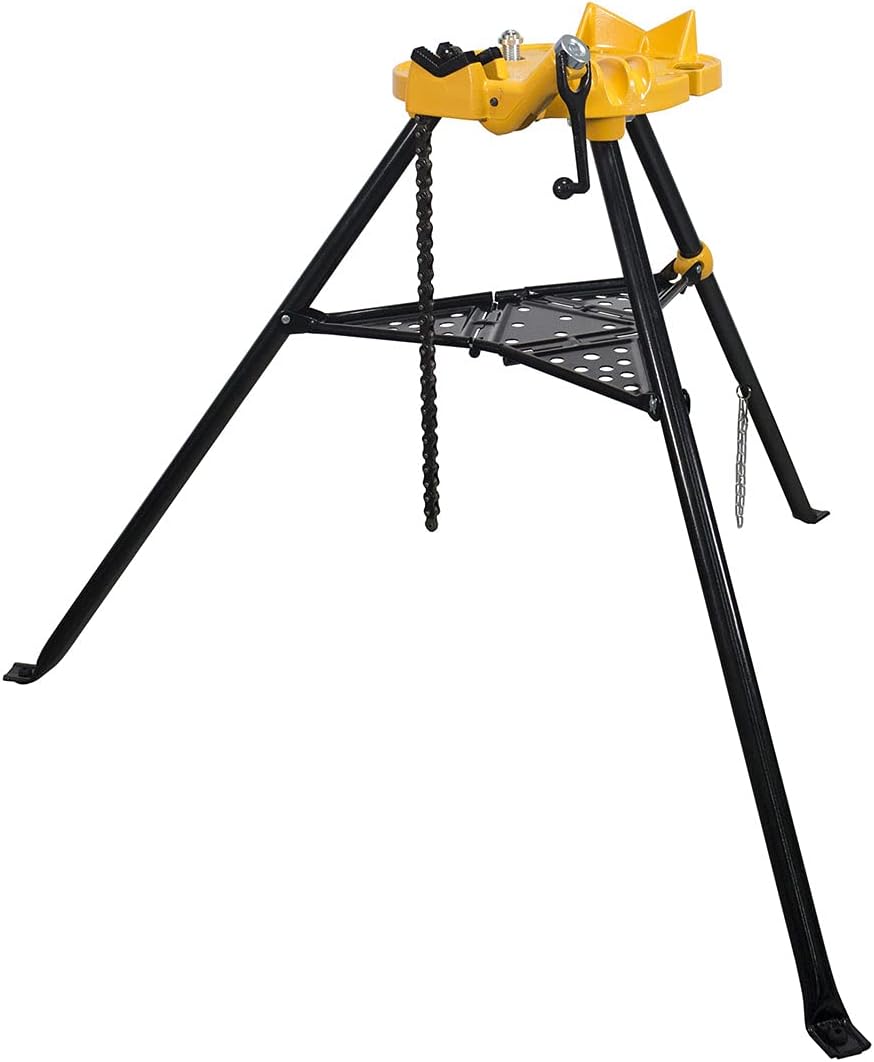 6" Tripod Pipe Chain Vise Stand V834