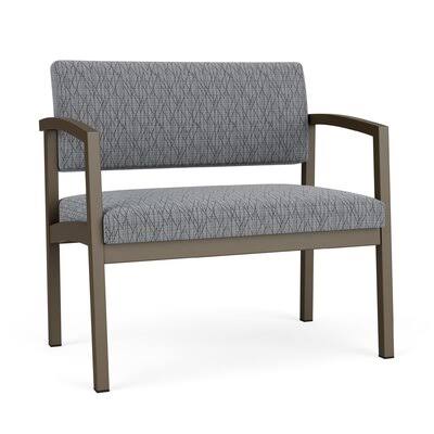 Bariatric Fabric Seat Waiting Room Chair with Metal Frame B73068