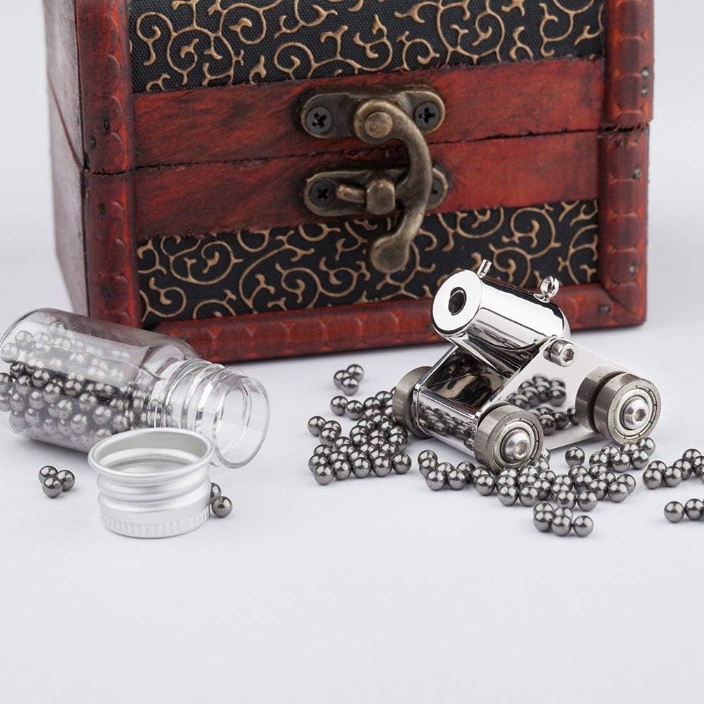 Mini Cannon Model Kit Metal Scale Replica with Pellets K262770