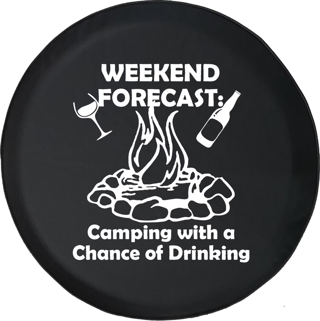 Black 28 Inch Tire Covers L8459