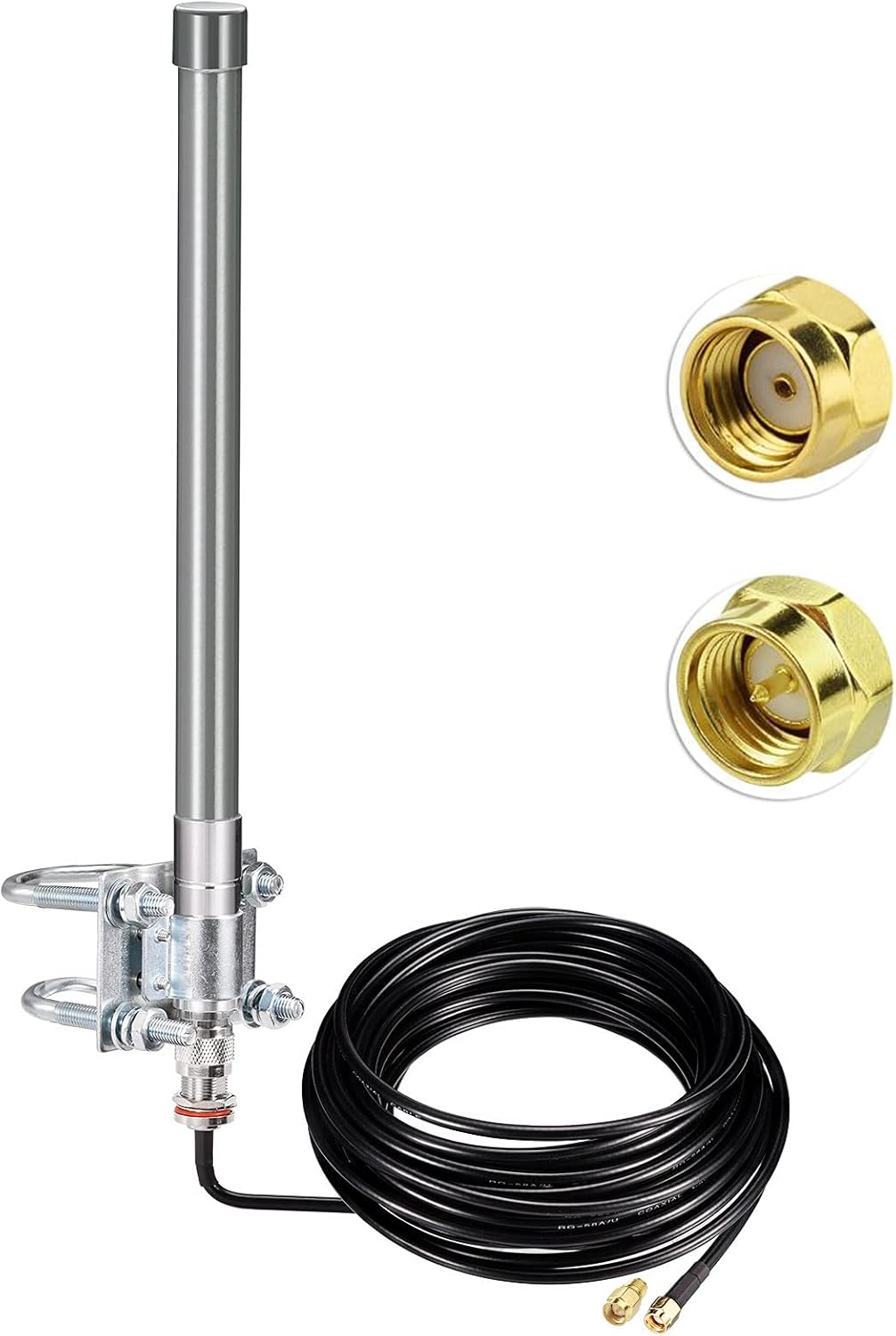 31.5inch 5.8 dBi 915MHz Antenna with 10ft Low Loss Cable D2088