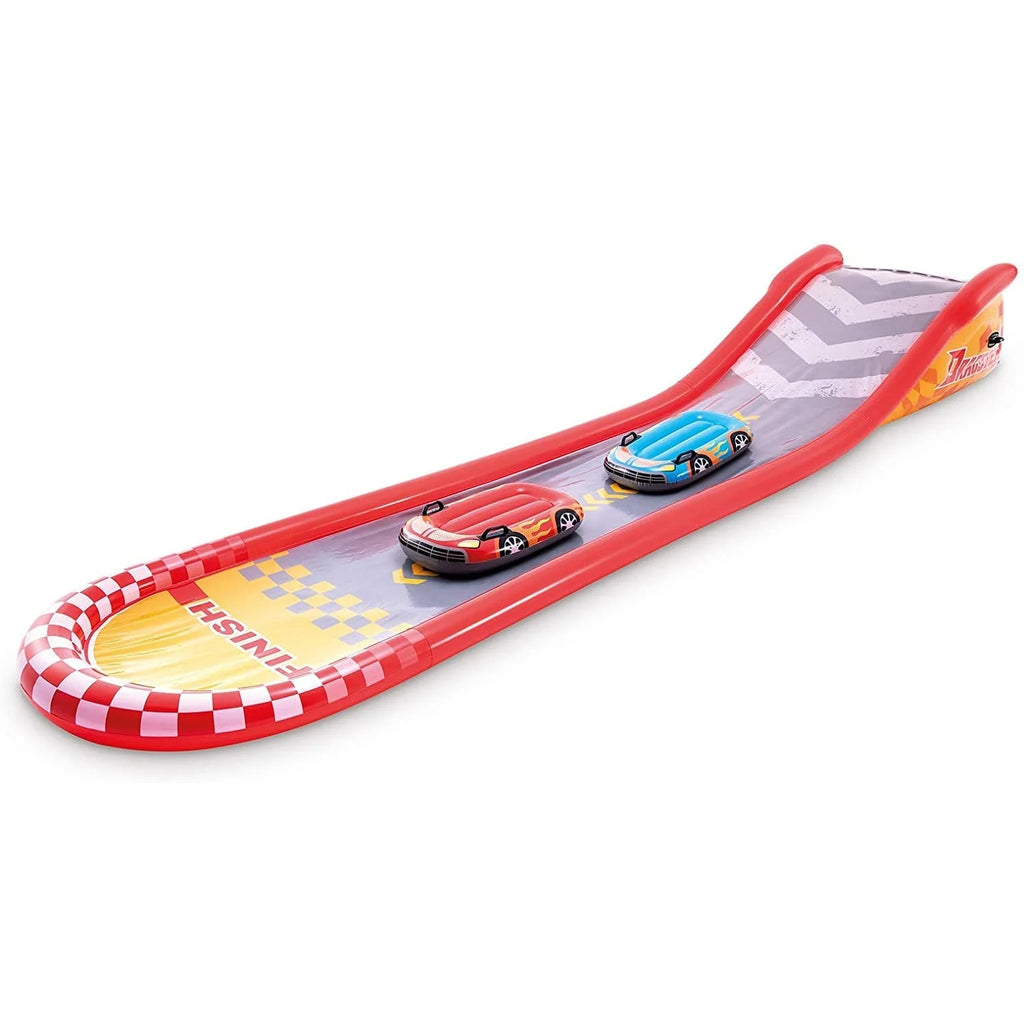 Red Inflatable Slide Mat with 2 Surfboards Z6131