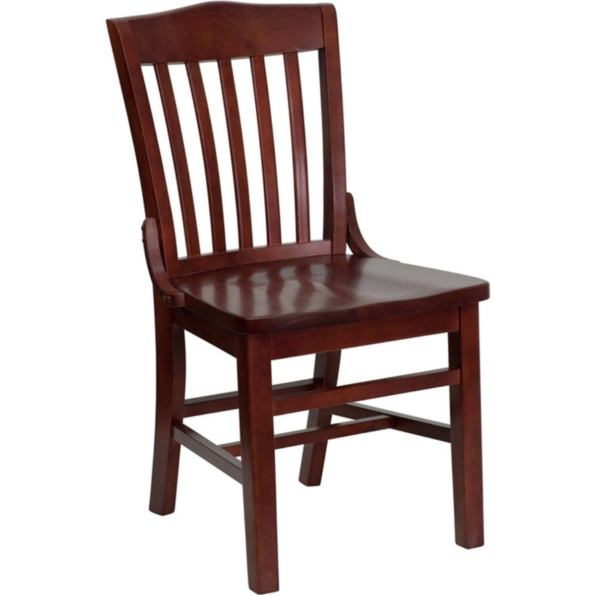 Mahogany Finished Wooden Restaurant Chair D83800