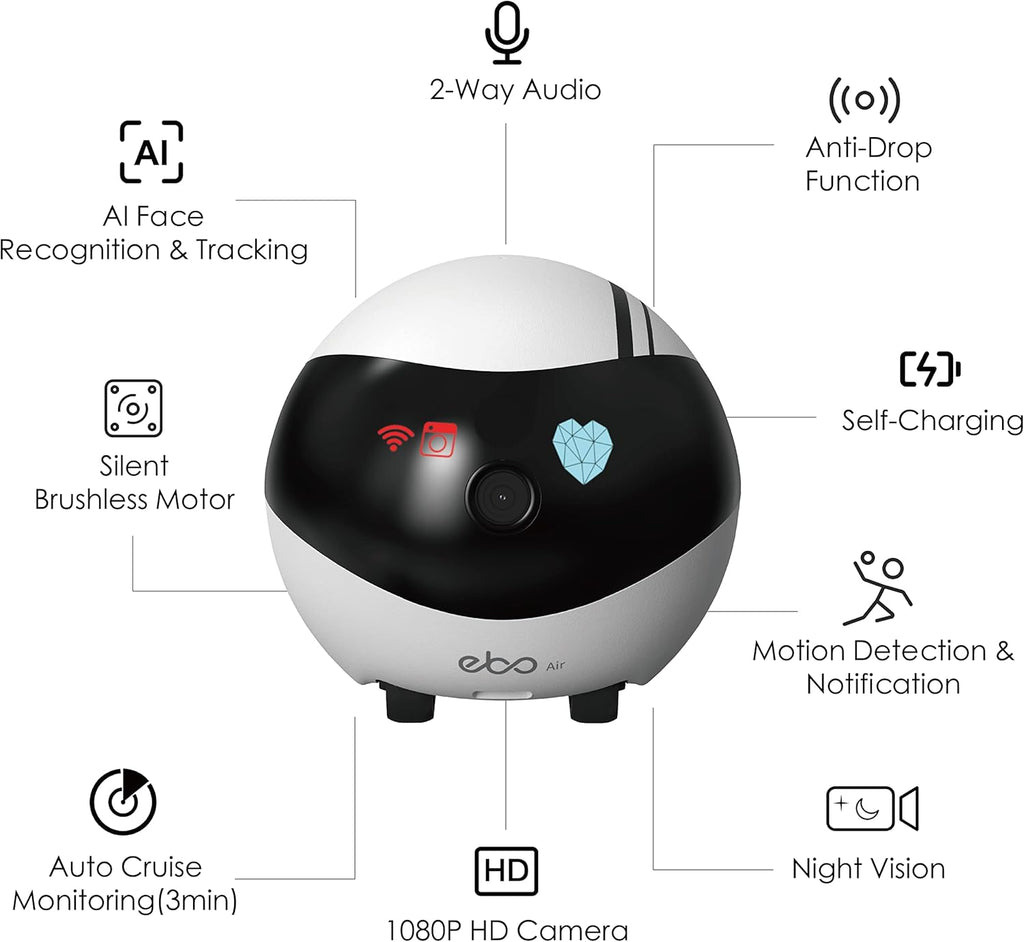 1080P HD Pet Camera Robot with Night Vision G781115