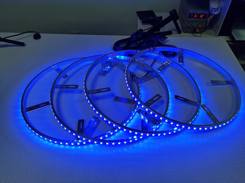 4PCS 17” Waterproof LED Wheel Rim Lights with App Control G260
