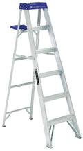 Aluminum Stepladder, 6 ft. H, 250 lb. Cap. B355296