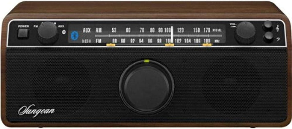 Walnut Wooden Cabinet AM/FM Radio D621