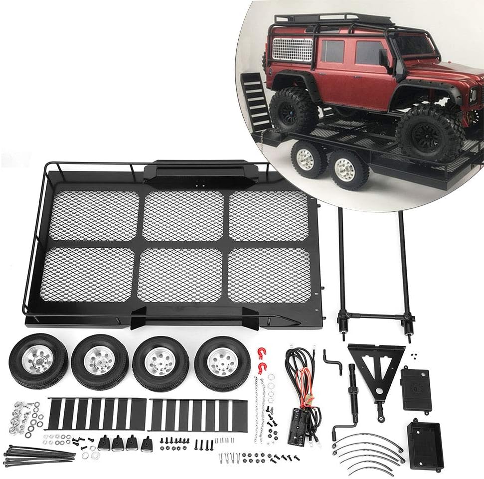 1/10 Scale Heavy-Duty RC Trailer G28255