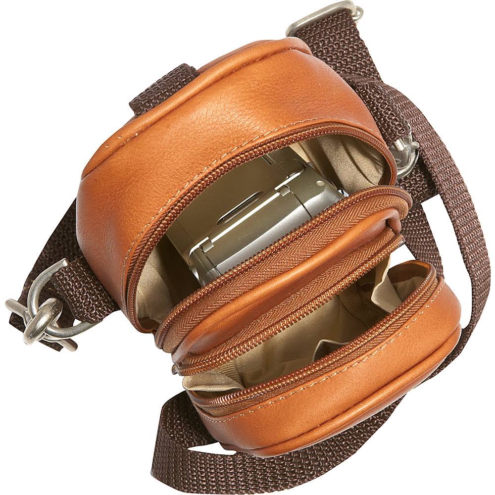 Black Leather Camera Bag W60237