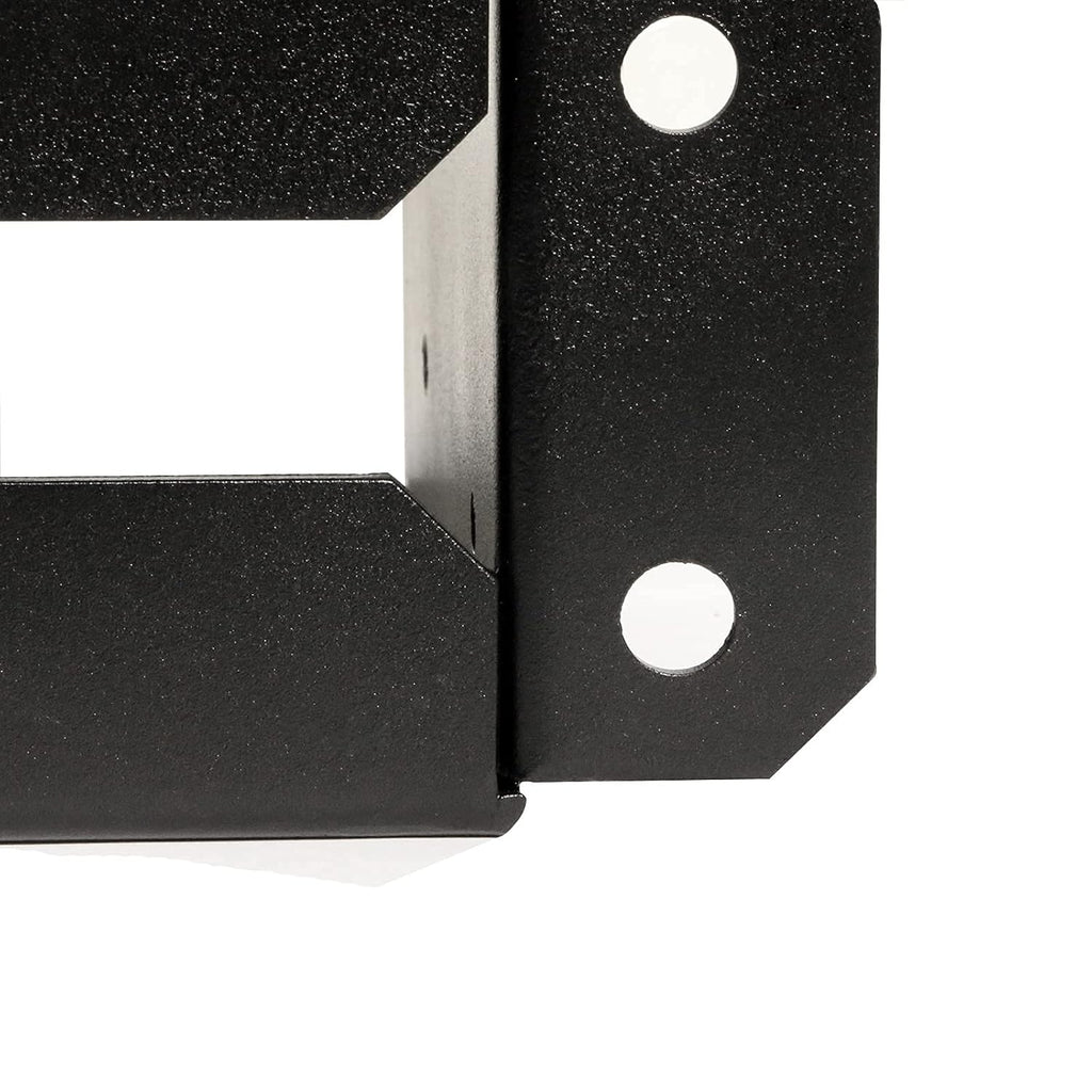 4×4 Post Base Brackets 10 Pcs Matte Black R5084