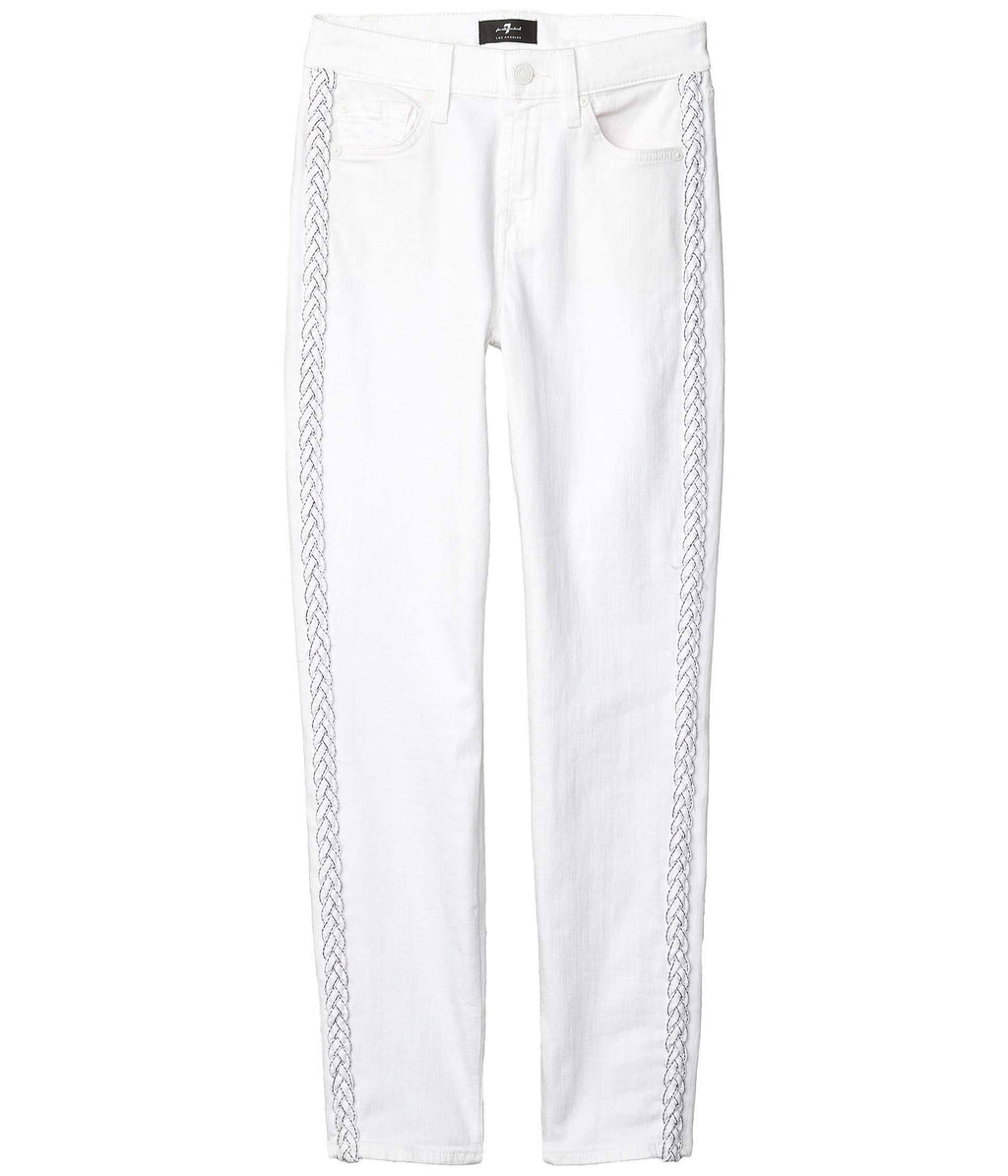 Clean White Ankle Skinny Jeans G477134