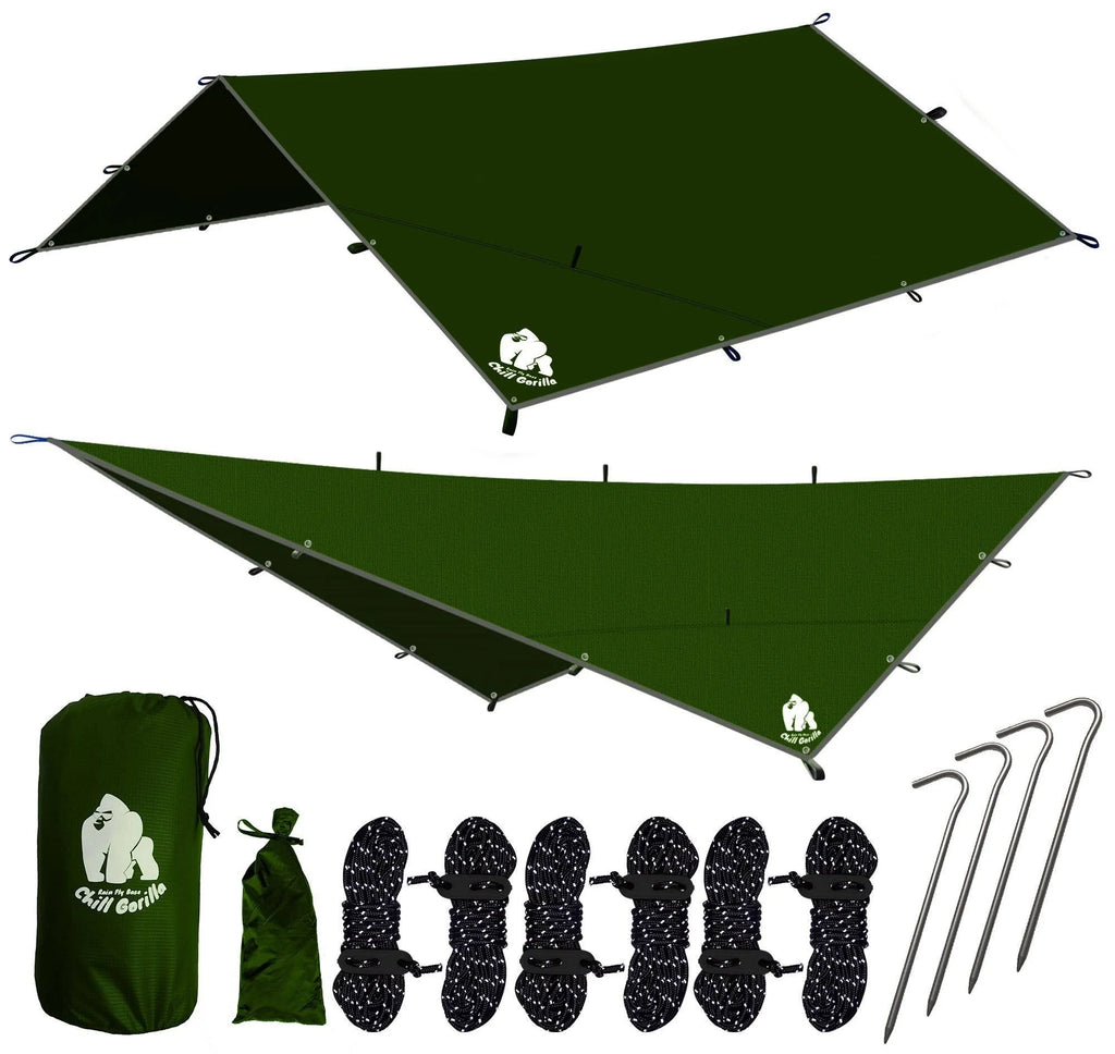 12 ft Waterproof Camping Tarp P535550