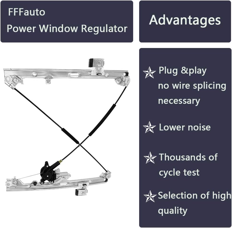 Front Right Passenger Side Window Regulator Motor Pack of 2 G226