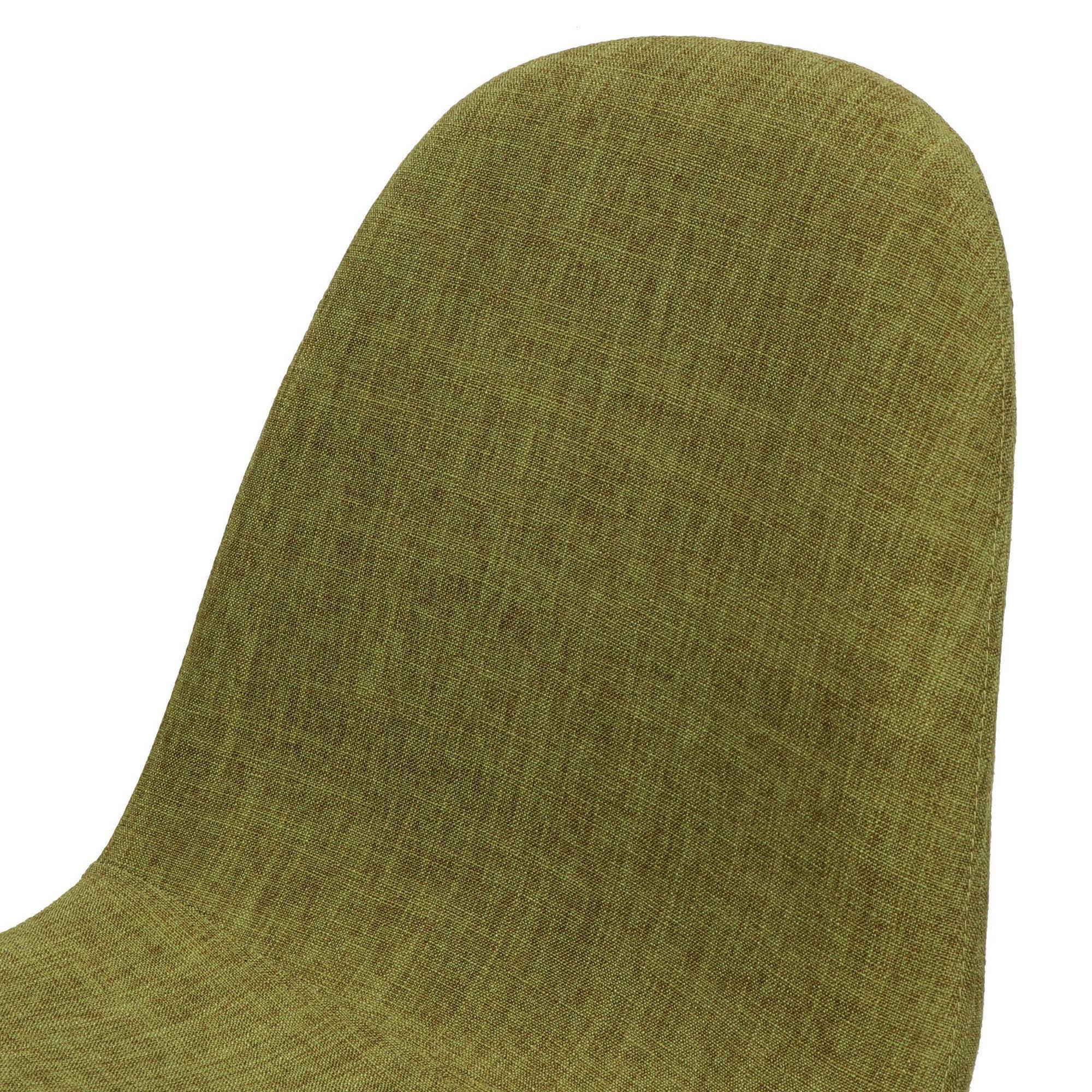 Green Fabric Dining Chair Set of 2 M79282