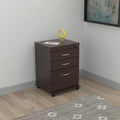 3-Drawer Espresso File Cabinet N26055