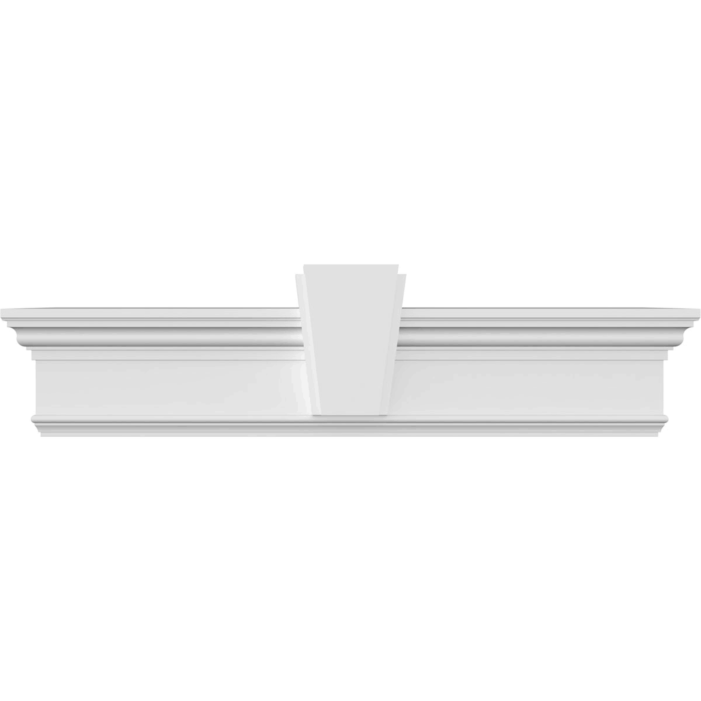 Traditional Crosshead with Deco Keystone W6219