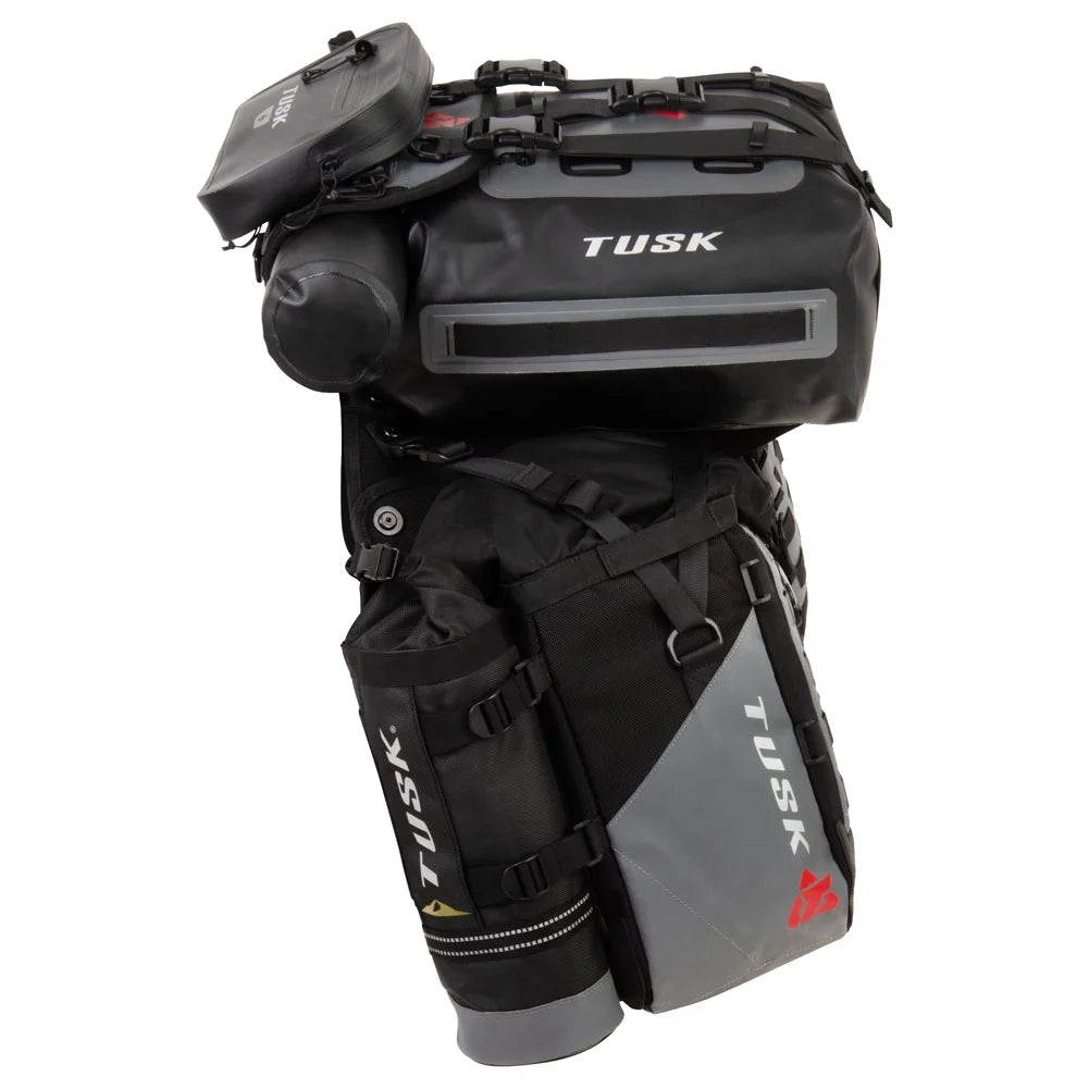 Rackless Luggage System with Small Dry Duffel and Large Bottle Holders For Suzuki V-Strom 1000 P662055