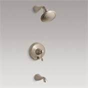 Vibrant Brushed Bronze Bath and Shower Faucet Trim S669385