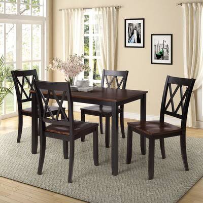 5 Piece Solid Wood Dining Set G9510