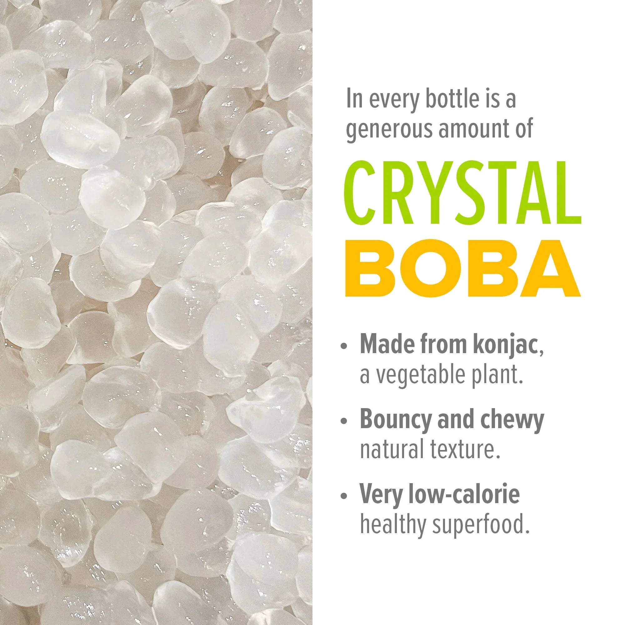 Assam Black, Hojicha Green, Mango Juices with Crystal Boba, 6-Pack of 12oz Bottles J336542