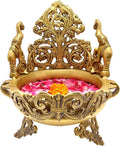 Brass Urli for Floral and Candle Decoration O584