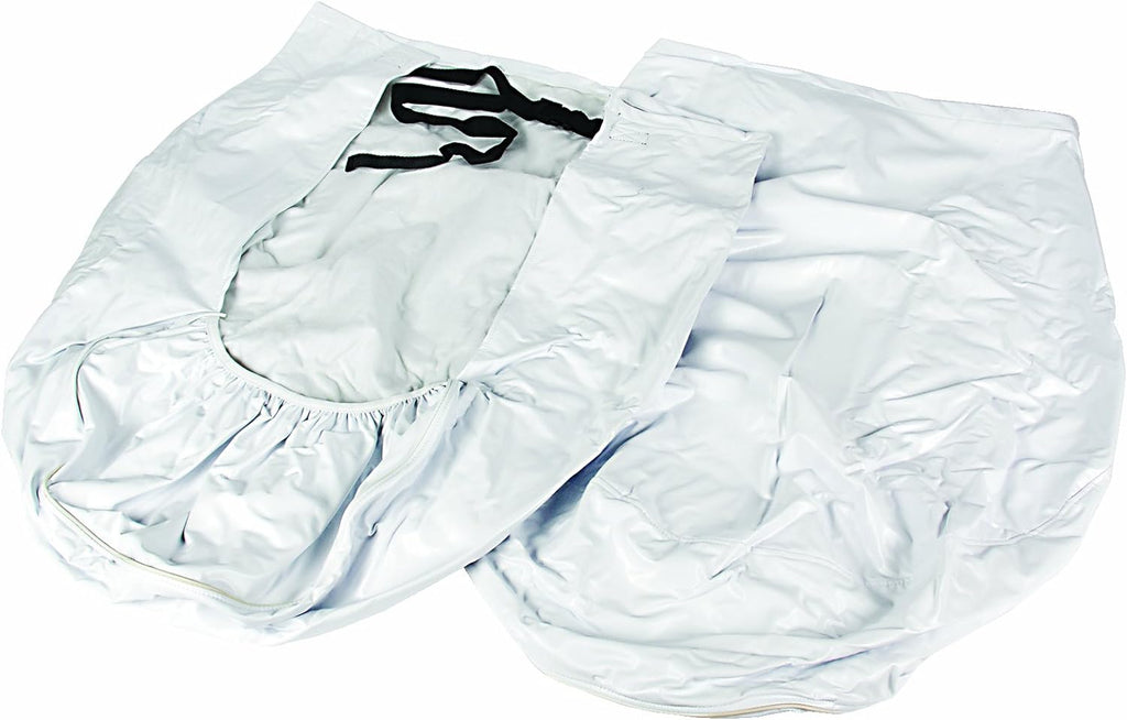 Vinyl Wheel & Tire Protector, 2 pack, 36-39 inches, White N73946