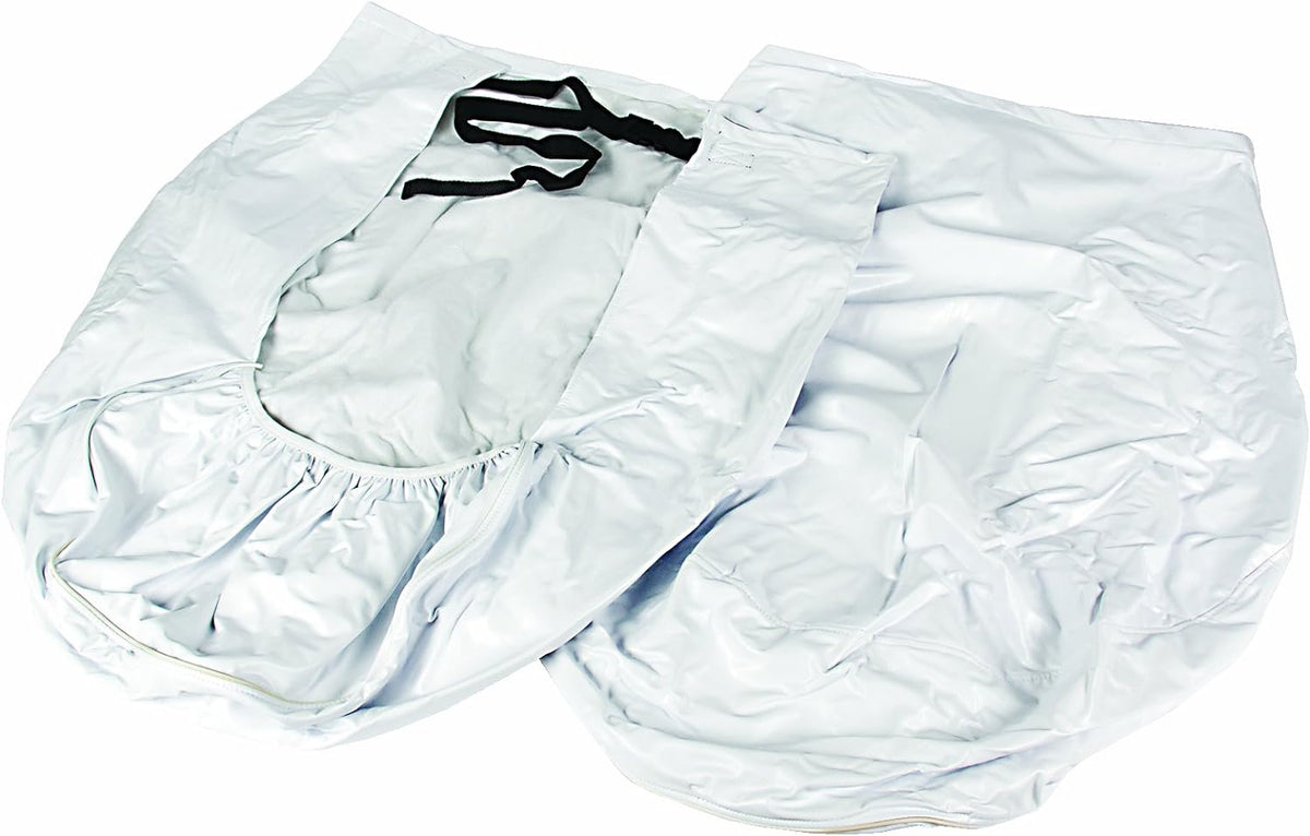 Vinyl Wheel & Tire Protector, 2 pack, 36-39 inches, White N73946