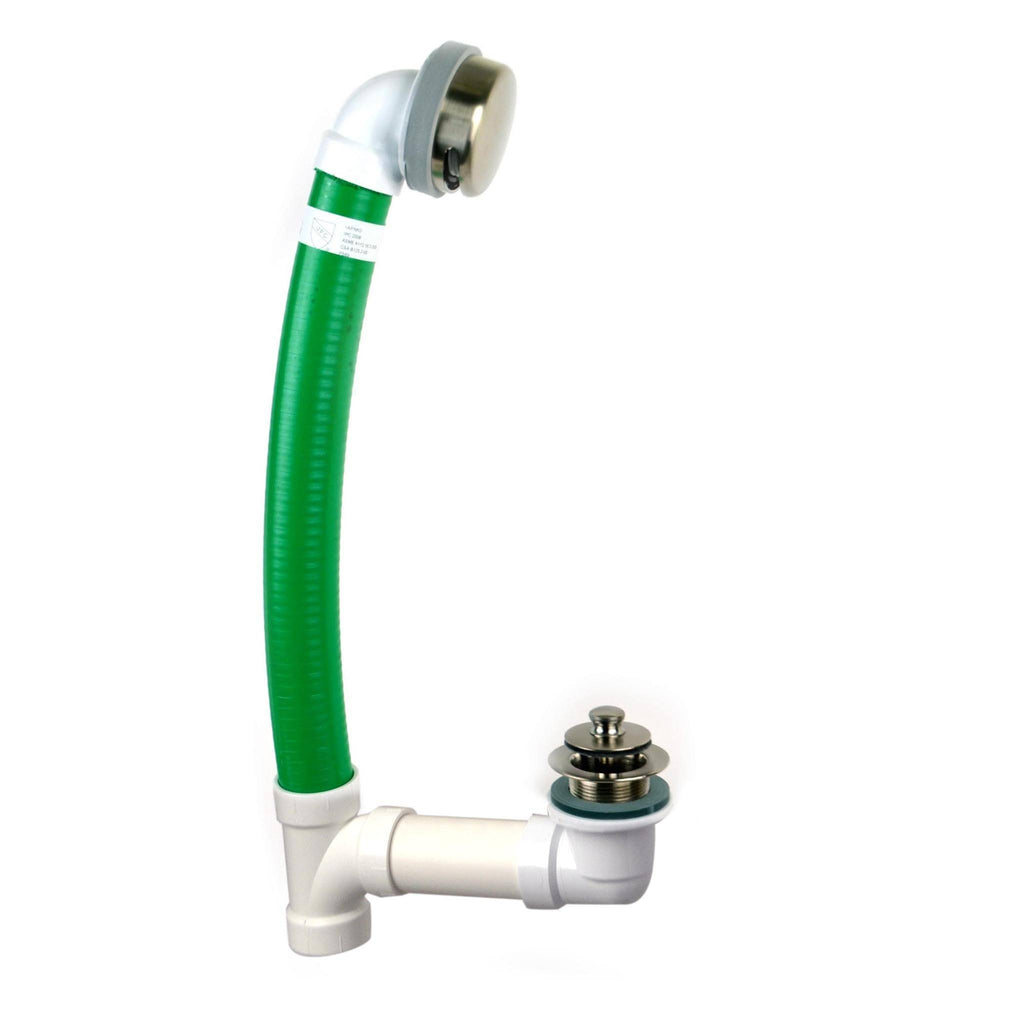 Flexible Push Pull Bath Waste Kit - Aged Pewter V423311
