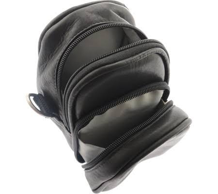 Black Leather Camera Bag W60237