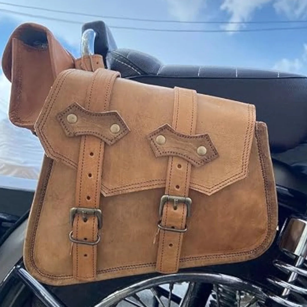 Leather Saddle Bag Set of 3 E479