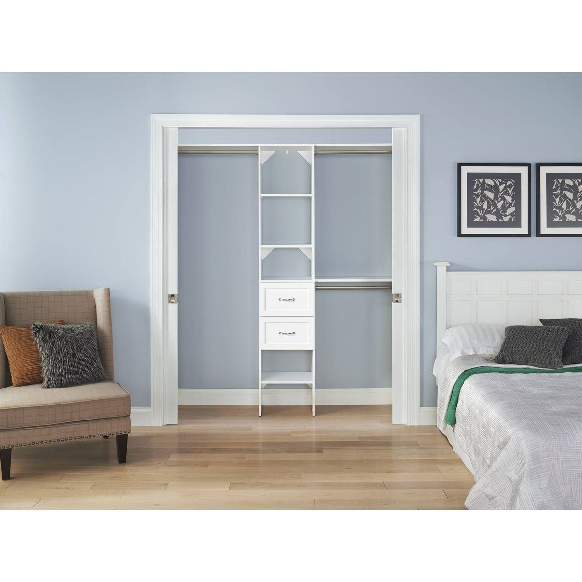 Natural Gray Closet Organizer W398796