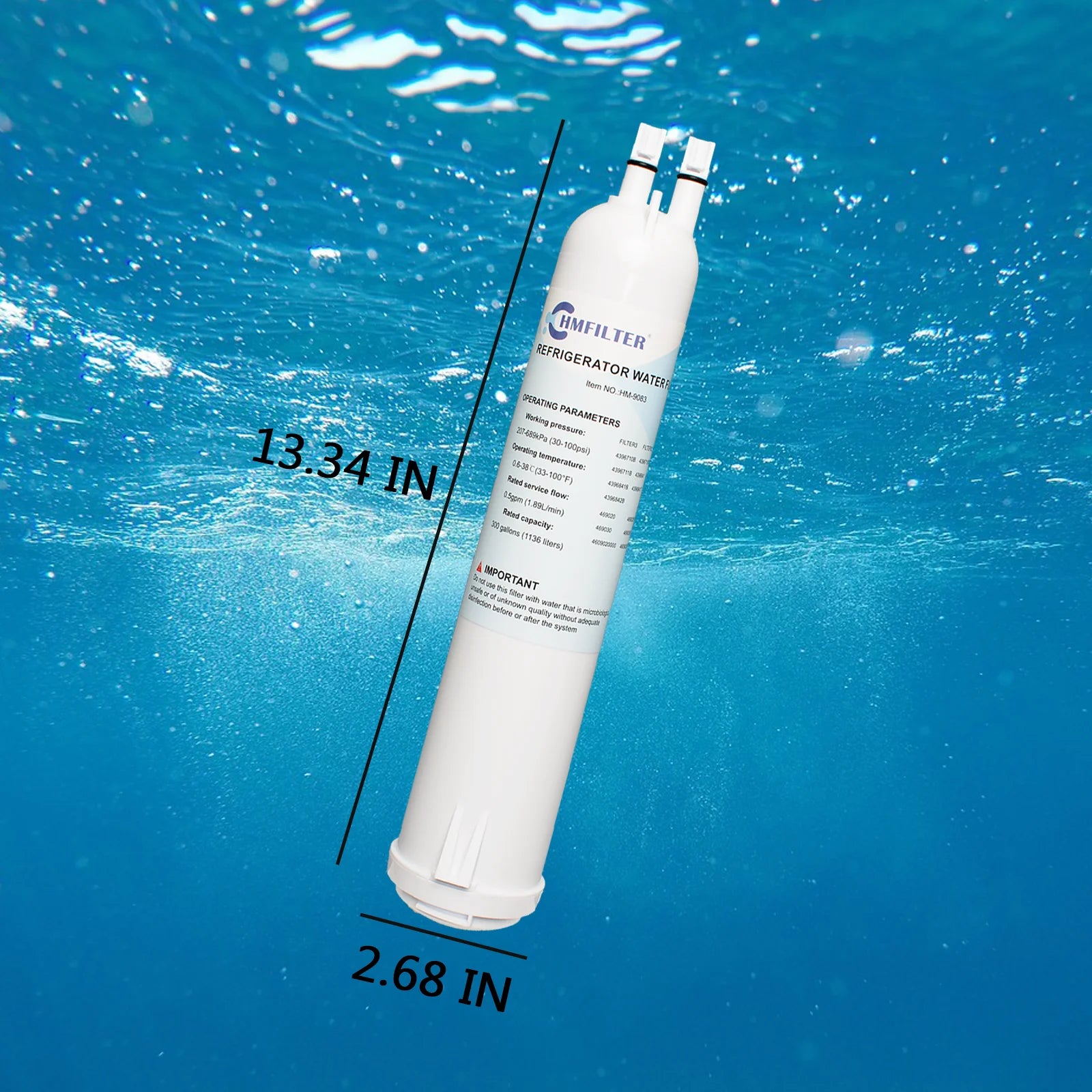 3 Packs Refrigerator Water Filter H90666